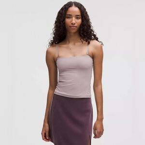 Lululemon Align Convertible Tube Top Mauve Grey